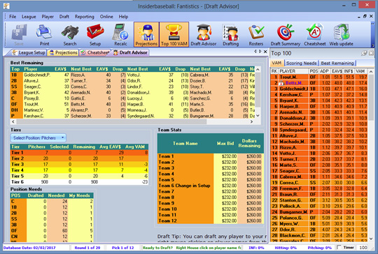 Fantasy Projections with a Purpose